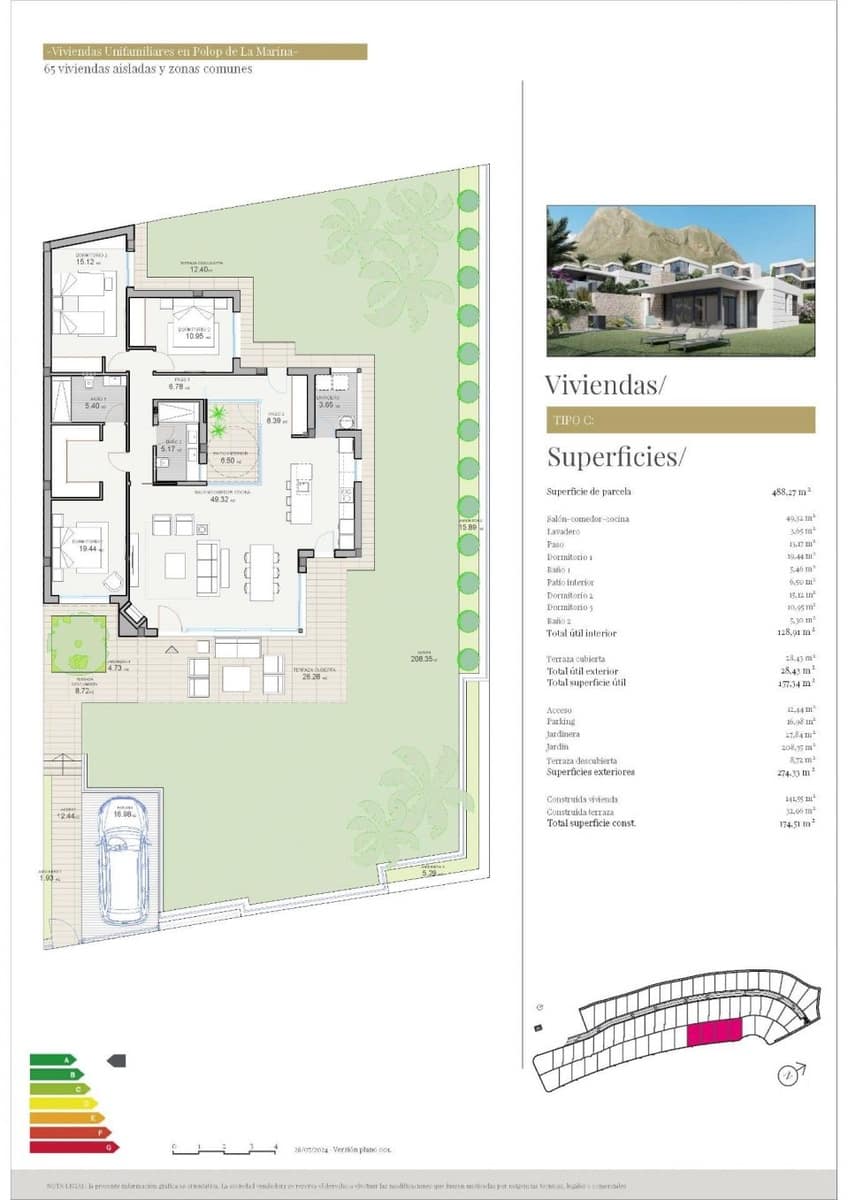 3 Zimmer Villa zu verkaufen in Polop - 683.500 € (Ref: 9531606)