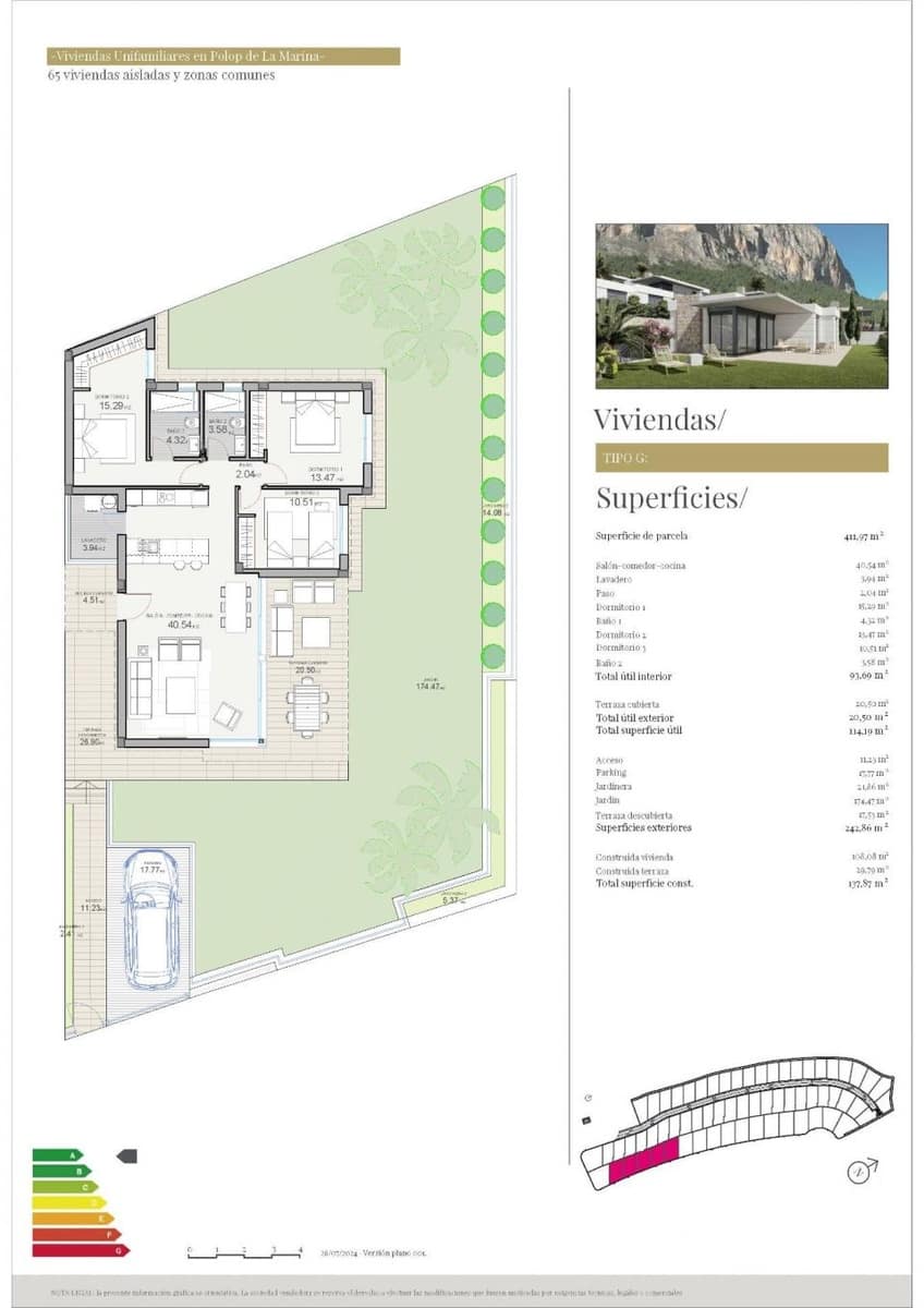 Chalet de 3 habitaciones en Polop en venta - 564.000 € (Ref: 9531610)
