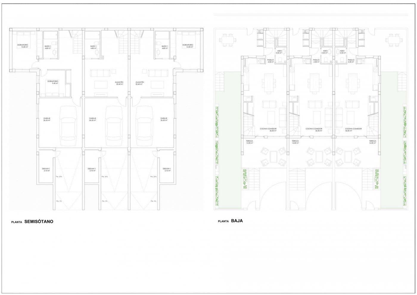 2 chambre Maison de Ville à vendre à Torrevieja avec piscine - 330 000 € (Ref: 9531713)