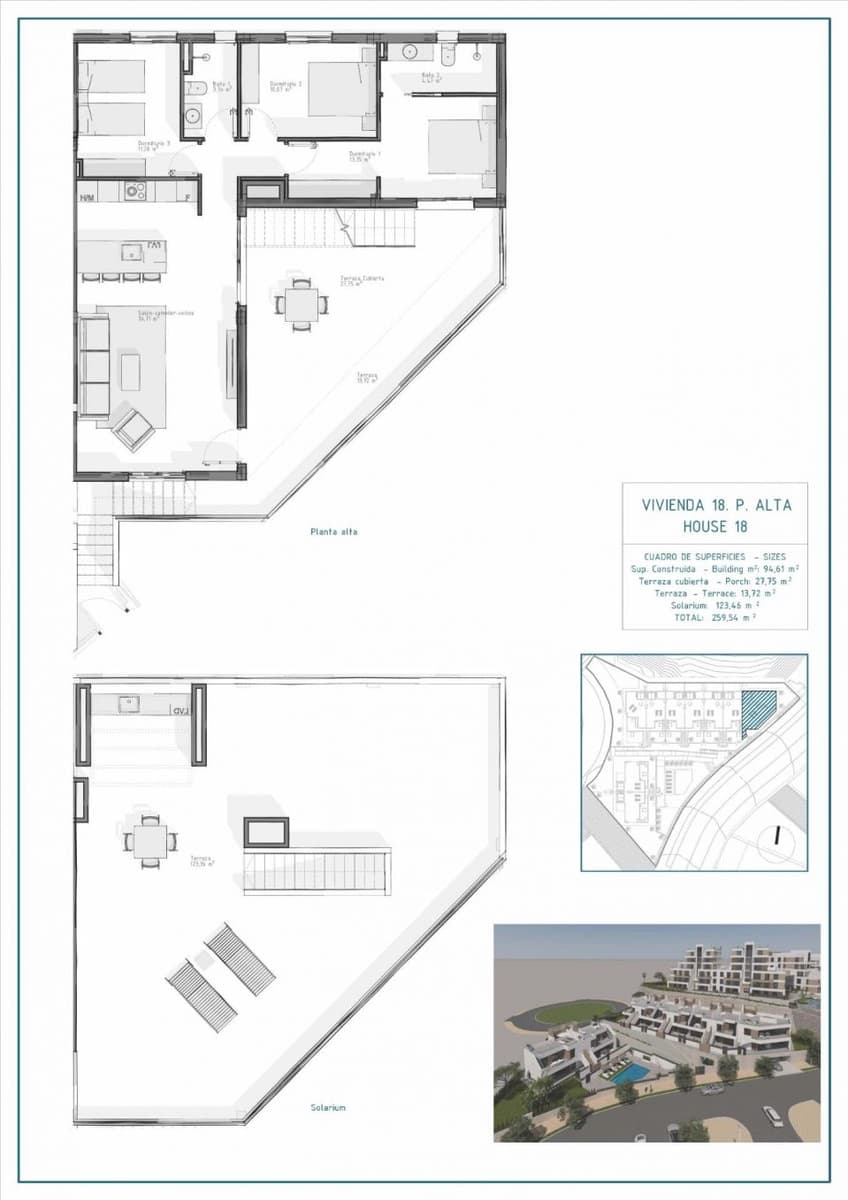 3 soverom Bungalow til salgs i Vera med svømmebasseng - € 349 900 (Ref: 9531751)