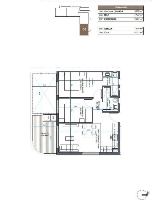 2 sovrum Lägenhet till salu i Guardamar del Segura med pool - 290 000 € (Ref: 9531785)