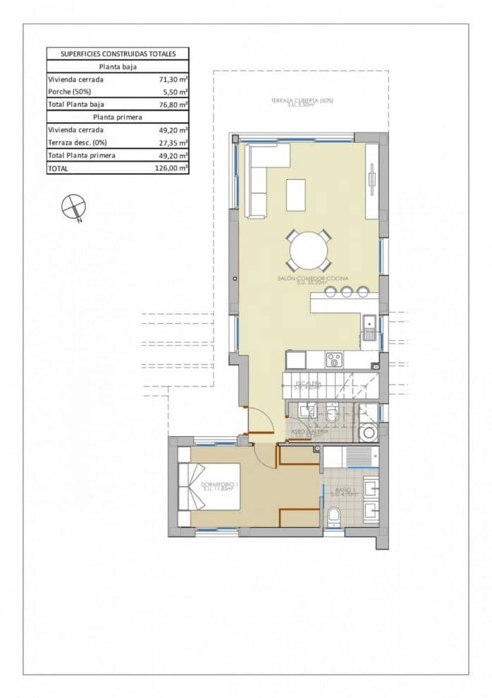 Chalet de 3 habitaciones en Pilar de la Horadada en venta con piscina - 460.000 € (Ref: 9531906)