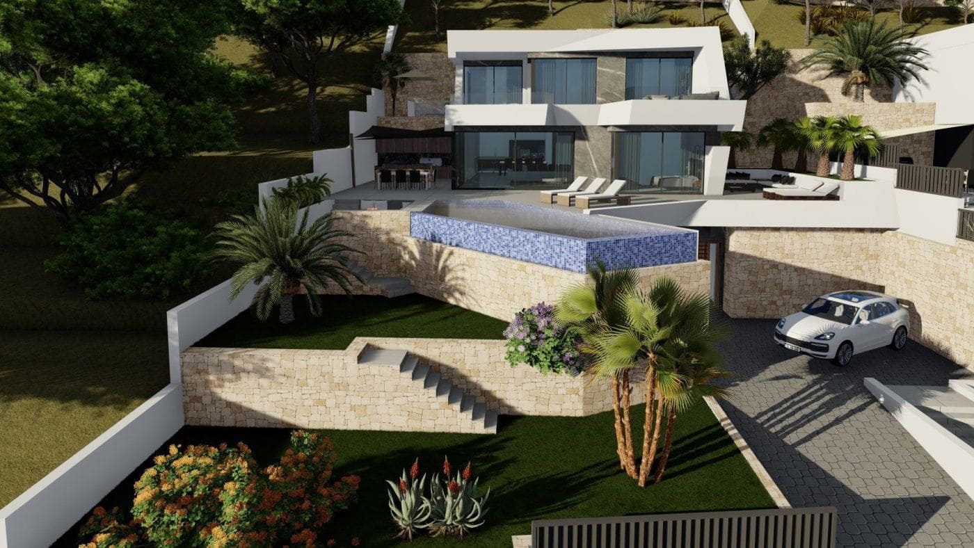 4 soveværelse Villa til salg i Calpe / Calp med swimmingpool - € 1.690.000 (Ref: 9531918)