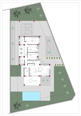 3 makuuhuone Huvila myytävänä paikassa Jacarilla mukana uima-altaan - 495 000 € (Ref: 9533728)