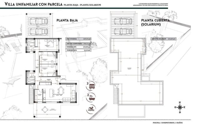 3 makuuhuone Huvila myytävänä paikassa Jacarilla mukana uima-altaan - 495 000 € (Ref: 9533728)