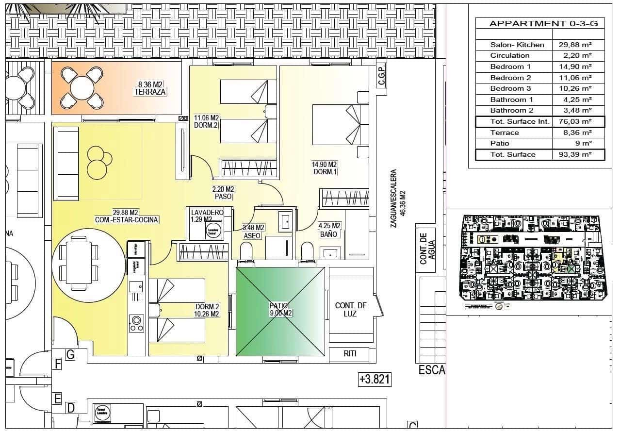 3 sypialnia Apartament na sprzedaż w San Miguel de Salinas z basenem - 190 000 € (Ref: 9625569)