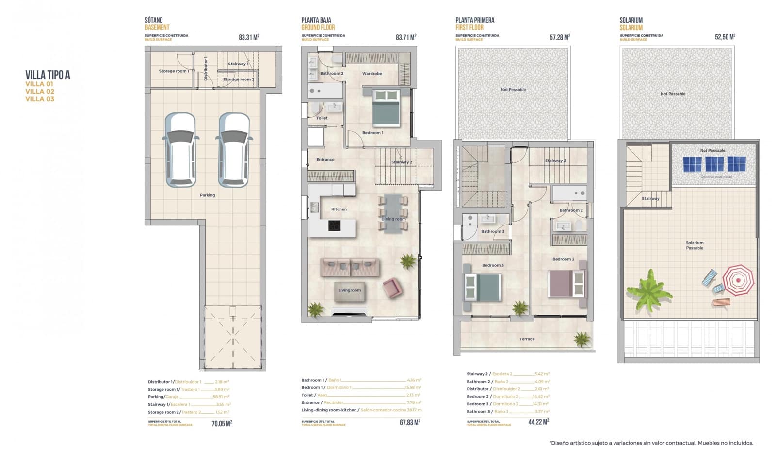 3 sovrum Villa till salu i Finestrat med pool - 729 000 € (Ref: 9747975)