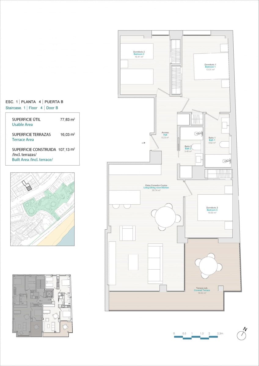 3 sypialnia Apartament na sprzedaż w La Villajoyosa / Vila Joiosa z basenem - 575 000 € (Ref: 9748010)