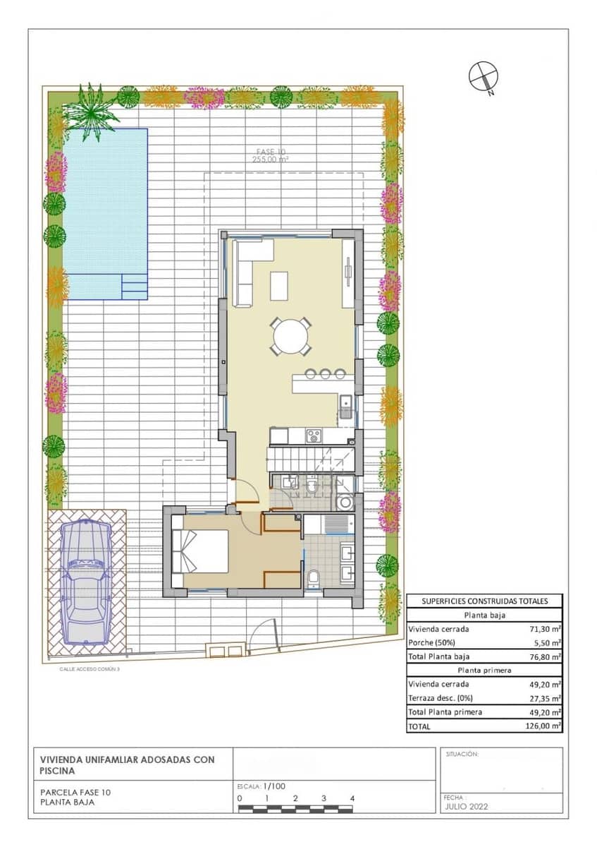 3 Zimmer Villa zu verkaufen in Pinar de Campoverde mit Pool - 460.000 € (Ref: 9748049)