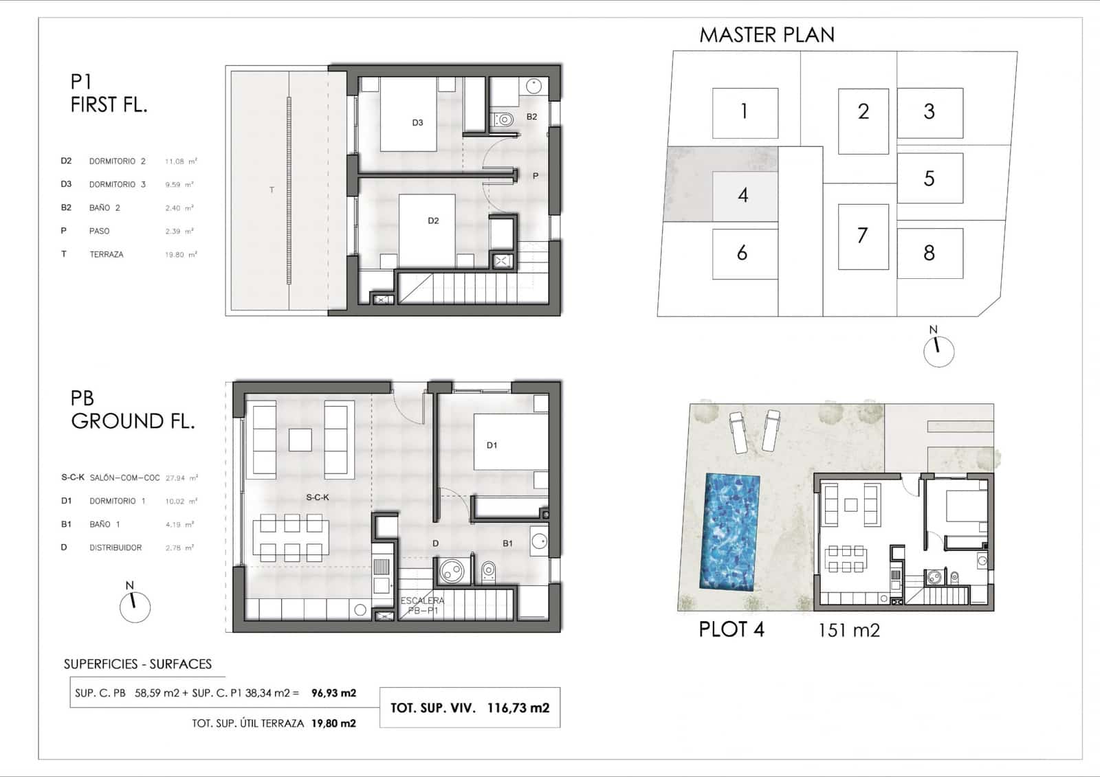 3 Zimmer Villa zu verkaufen in Orihuela Costa - 539.900 € (Ref: 9820519)