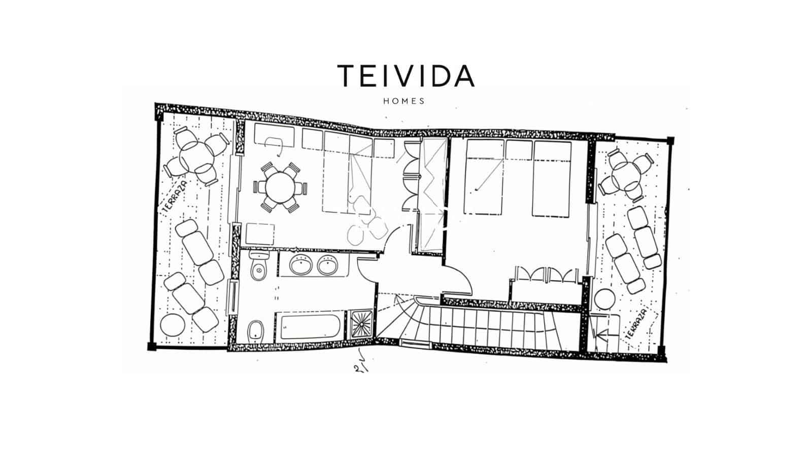 2 soverom Hus til salgs i Costa del Silencio med svømmebasseng garasje - € 441 000 (Ref: 10054431)