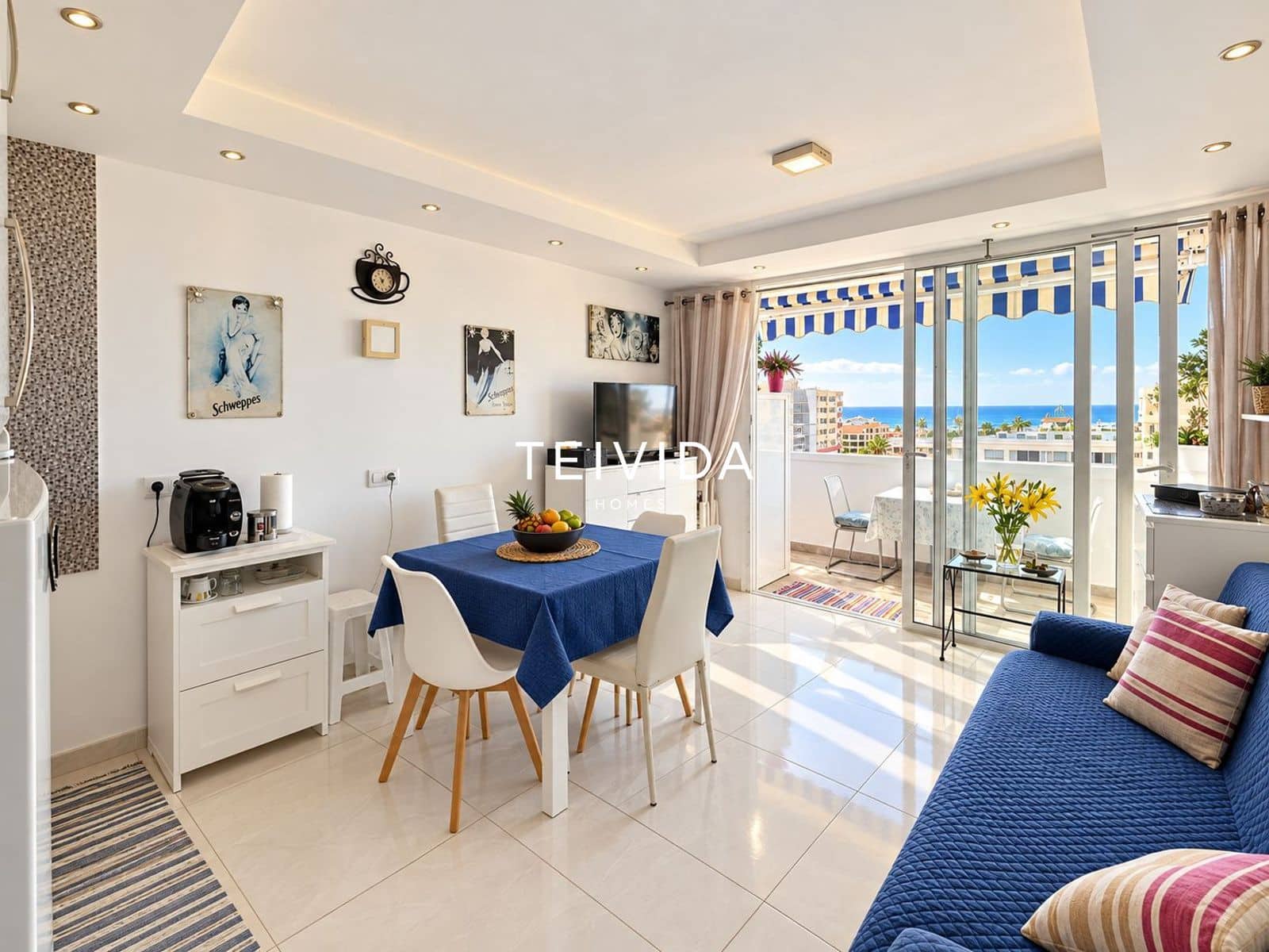 1 soverom Penthouse til leie i Playa de las Americas med svømmebasseng - € 1 500 (Ref: 10182204)