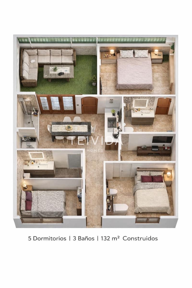 5 bedroom Townhouse for sale in Costa del Silencio - € 400,000 (Ref: 9559813)