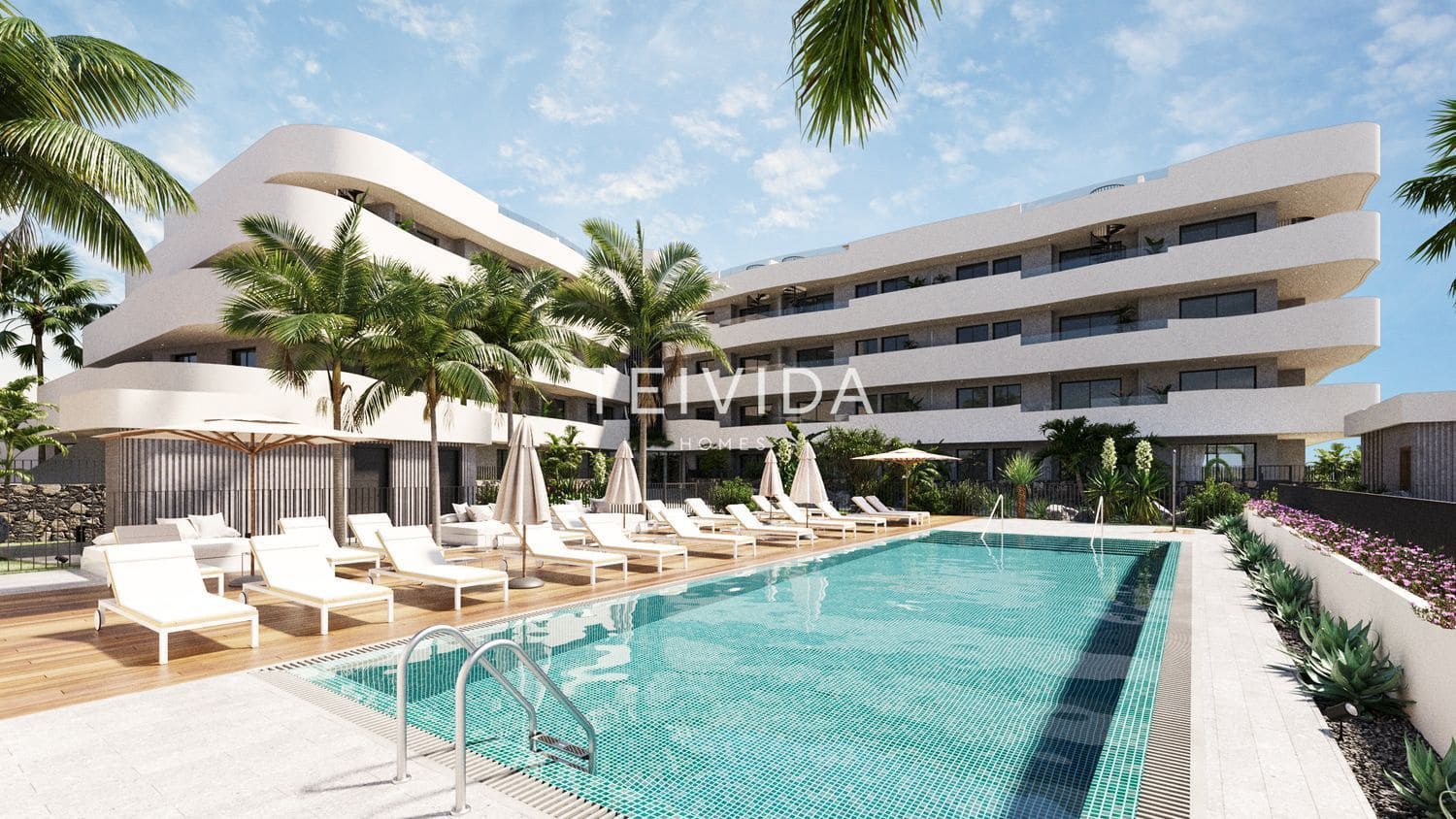 2 makuuhuone Asunto myytävänä paikassa El Medano mukana uima-altaan 
autotalli - 364 000 € (Ref: 9588277)