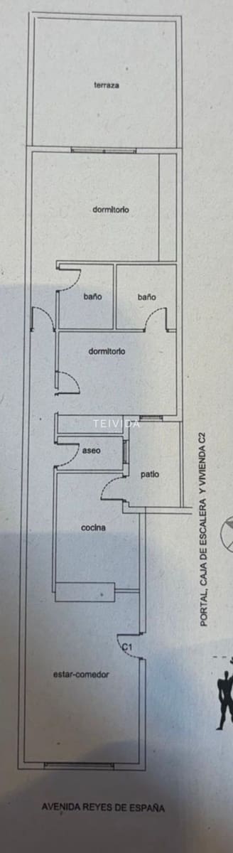 2 Zimmer Wohnung zu vermieten in Guimar mit Garage - 1.100 € (Ref: 9603583)