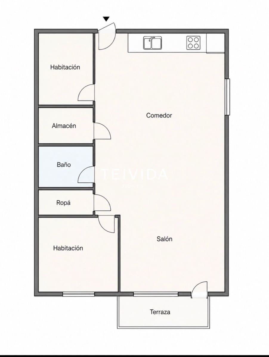 2 bedroom Flat for rent in Palm-Mar with pool garage - € 1,450 (Ref: 9672128)