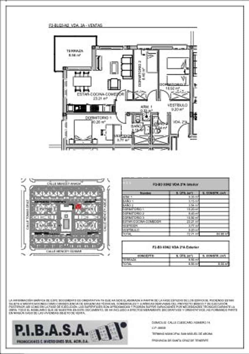 3 makuuhuone Asunto myytävänä paikassa Llano del Camello mukana uima-altaan 
autotalli - 327 600 € (Ref: 9782414)