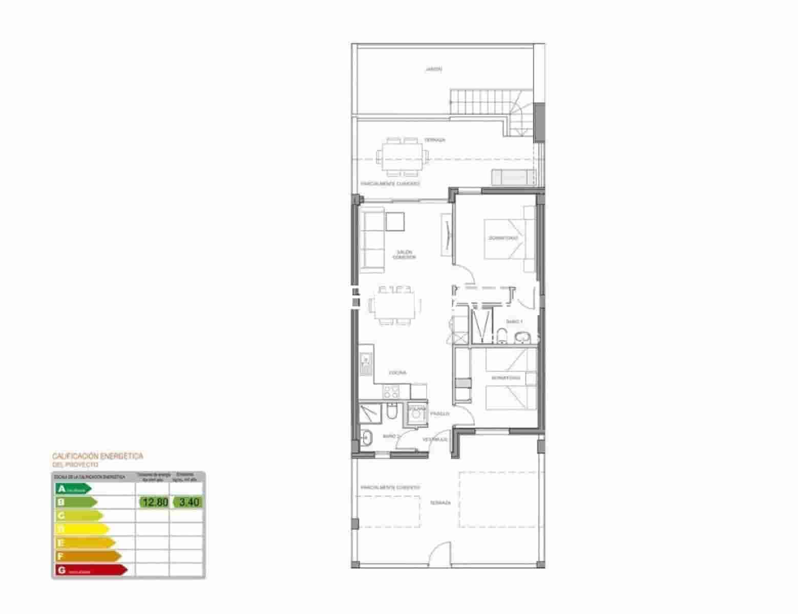 2 slaapkamer Flat te koop in Golf del Sur met zwembad garage - € 430.000 (Ref: 9824145)