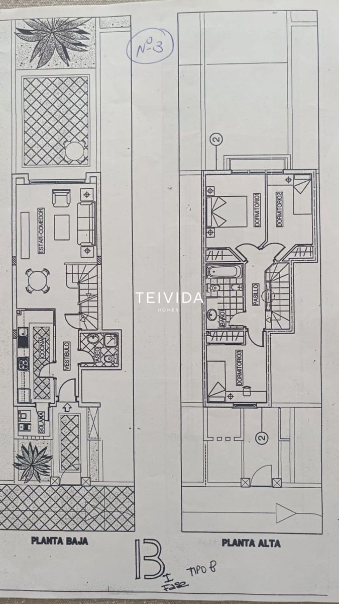 2 camera da letto Casa in vendita in Chayofa con garage - 465.000 € (Rif: 9898374)