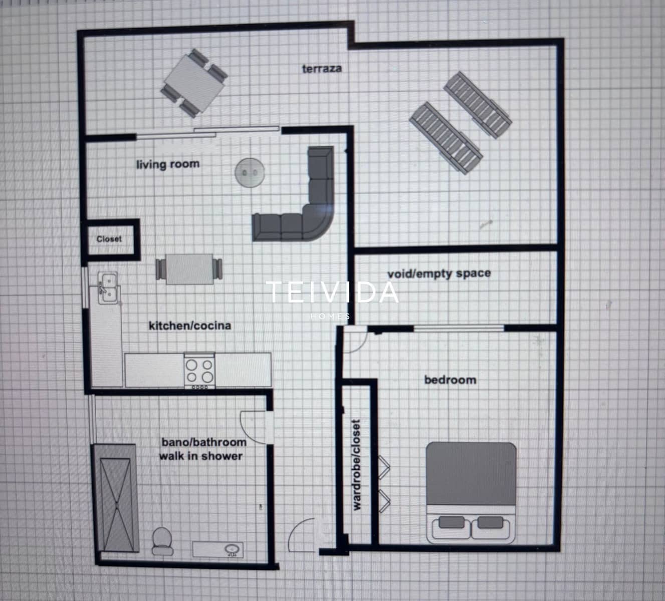 1 soverom Leilighet til salgs i Torviscas med svømmebasseng - € 325 000 (Ref: 9913698)