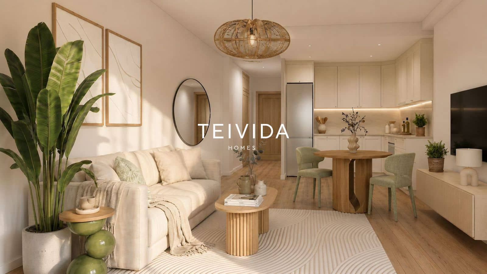 2 quarto Apartamento para arrendar em Playa de las Americas com piscina - 1 700 € (Ref: 9924920)