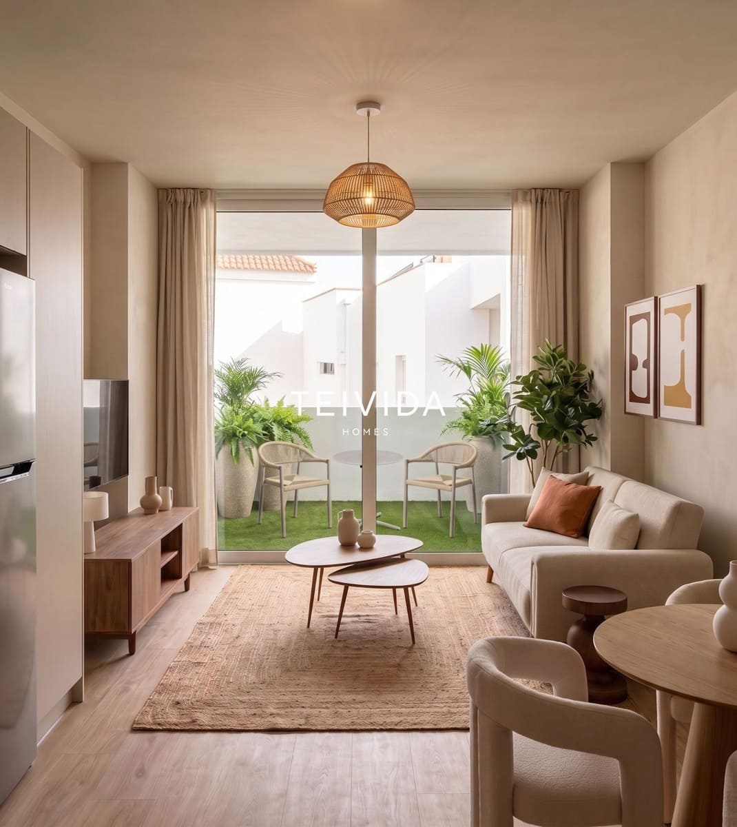 1 quarto Apartamento para arrendar em Los Cristianos com piscina - 1 600 € (Ref: 9924921)
