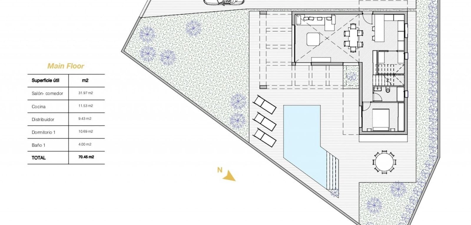 4 bedroom Villa for sale in Ciudad Quesada with pool - € 699,000 (Ref: 9530595)