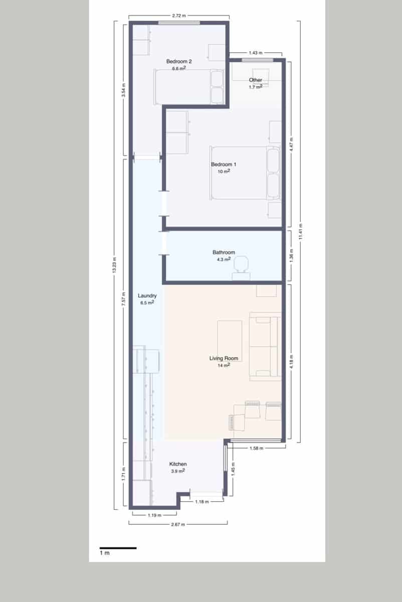 Piso de 2 habitaciones en Puerto del Rosario en venta - 132.000 € (Ref: 9542156)