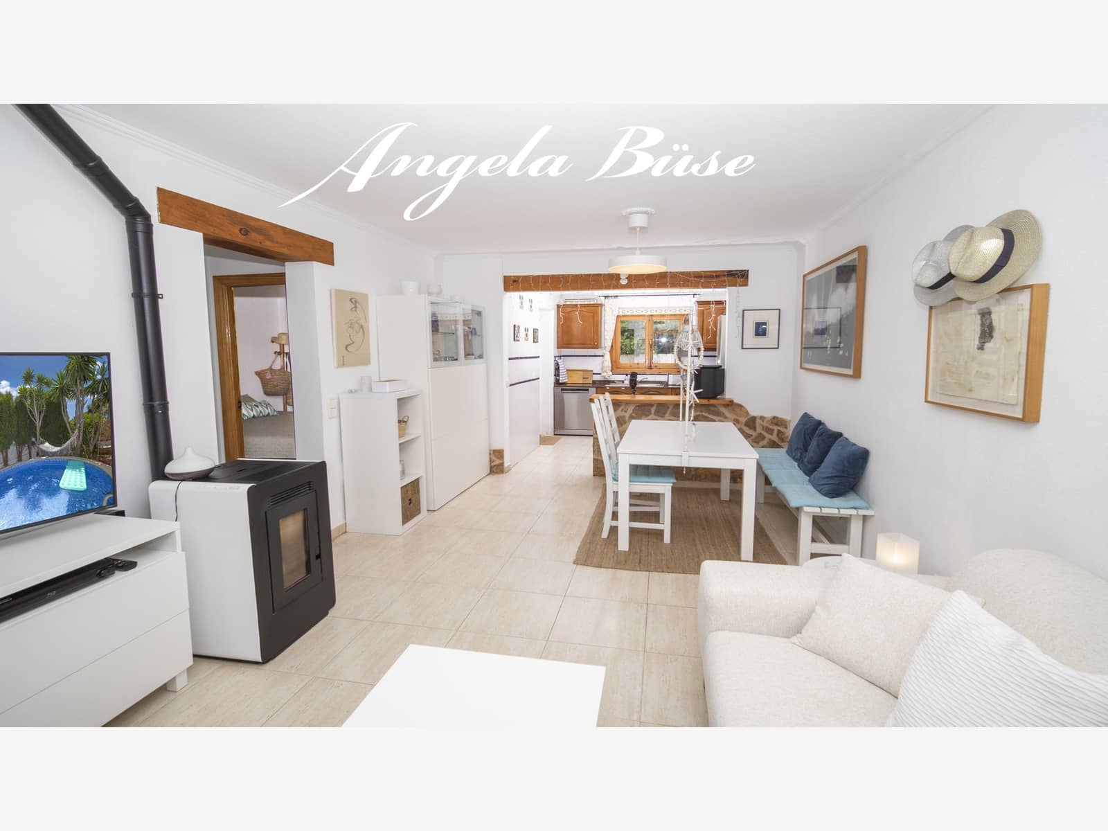 3 chambre Villa/Maison Mitoyenne à vendre à Cala Murada avec piscine garage - 505 000 € (Ref: 9893039)