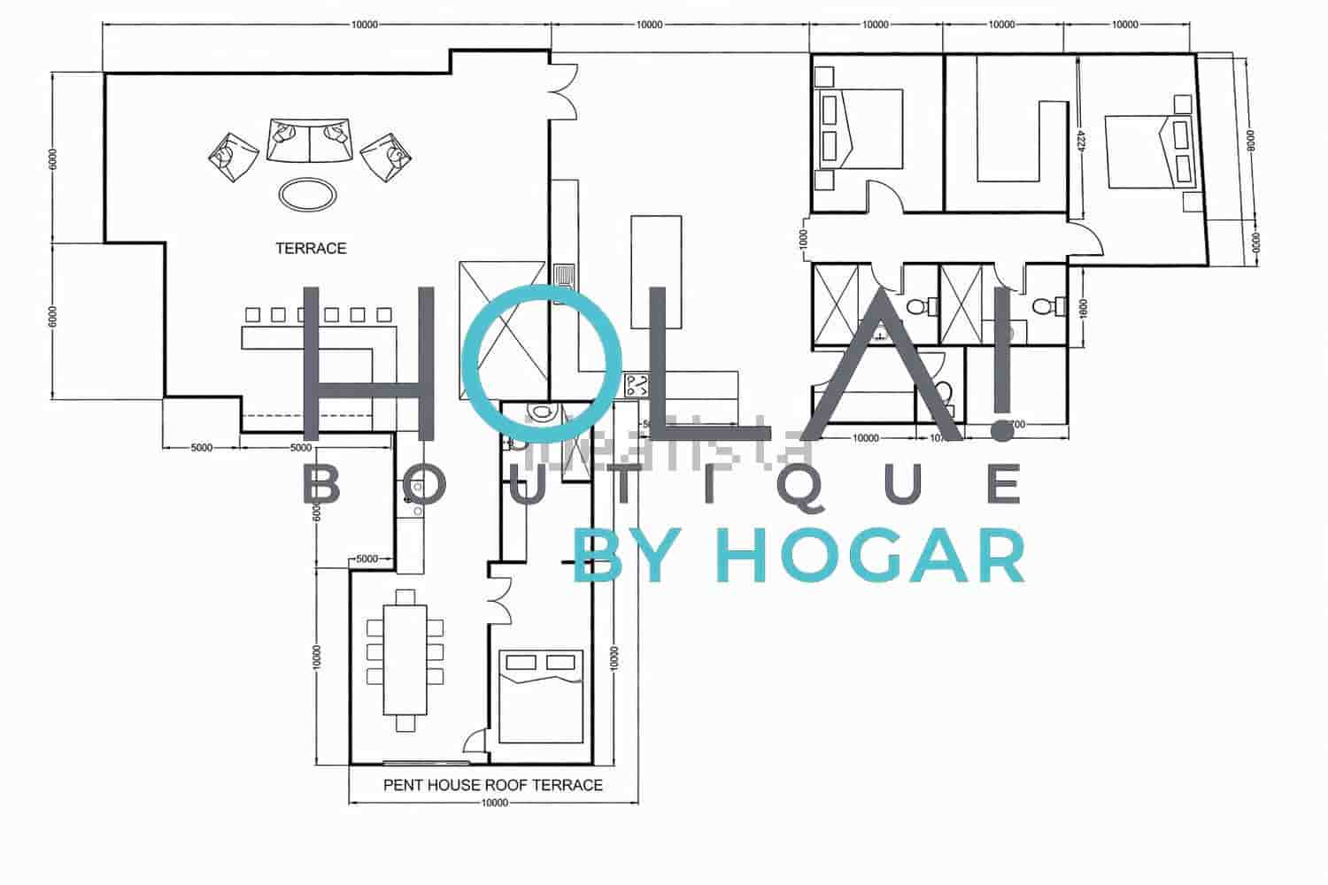 Ático de 4 habitaciones en Palma de Mallorca en venta con garaje - 1.495.000 € (Ref: 9975448)