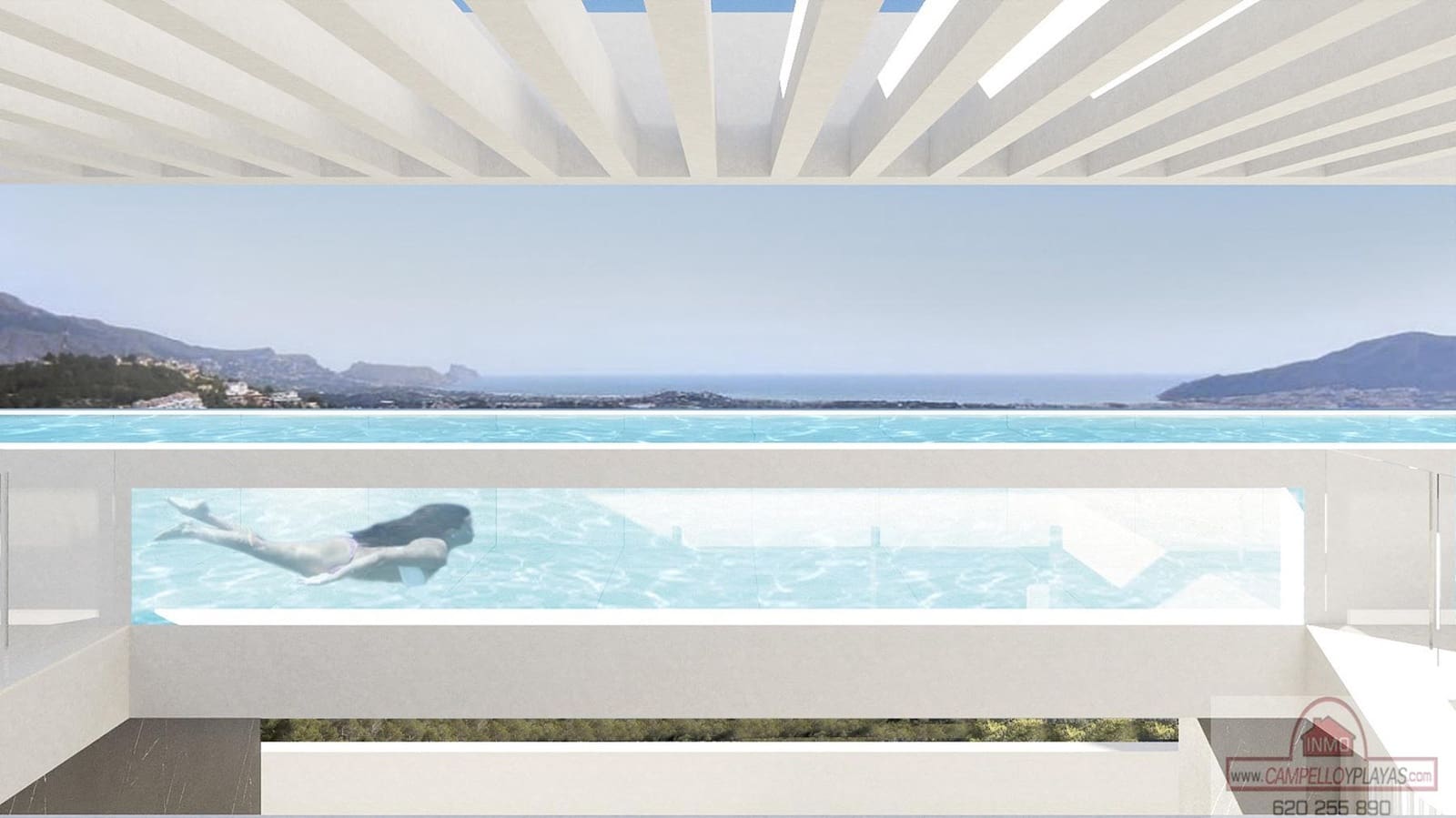 3 camera da letto Attico in vendita in La Nucia con piscina garage - 1.141.000 € (Rif: 10054426)