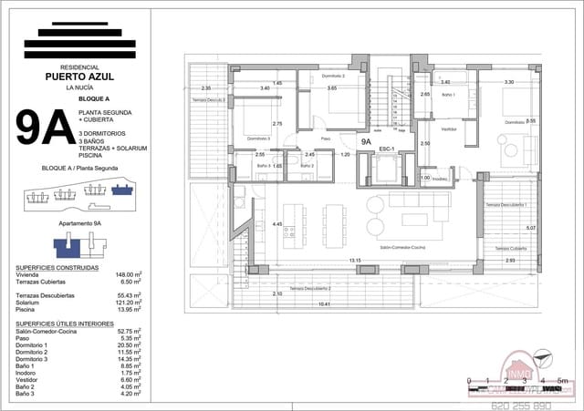 3 camera da letto Attico in vendita in El Tossal - Bello Horizonte  , La Nucia con piscina garage - 1.141.000 € (Rif: 10054426)