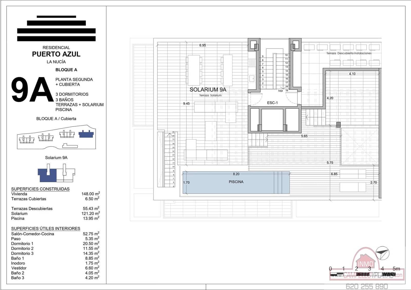 3 camera da letto Attico in vendita in La Nucia con piscina garage - 1.141.000 € (Rif: 10054426)