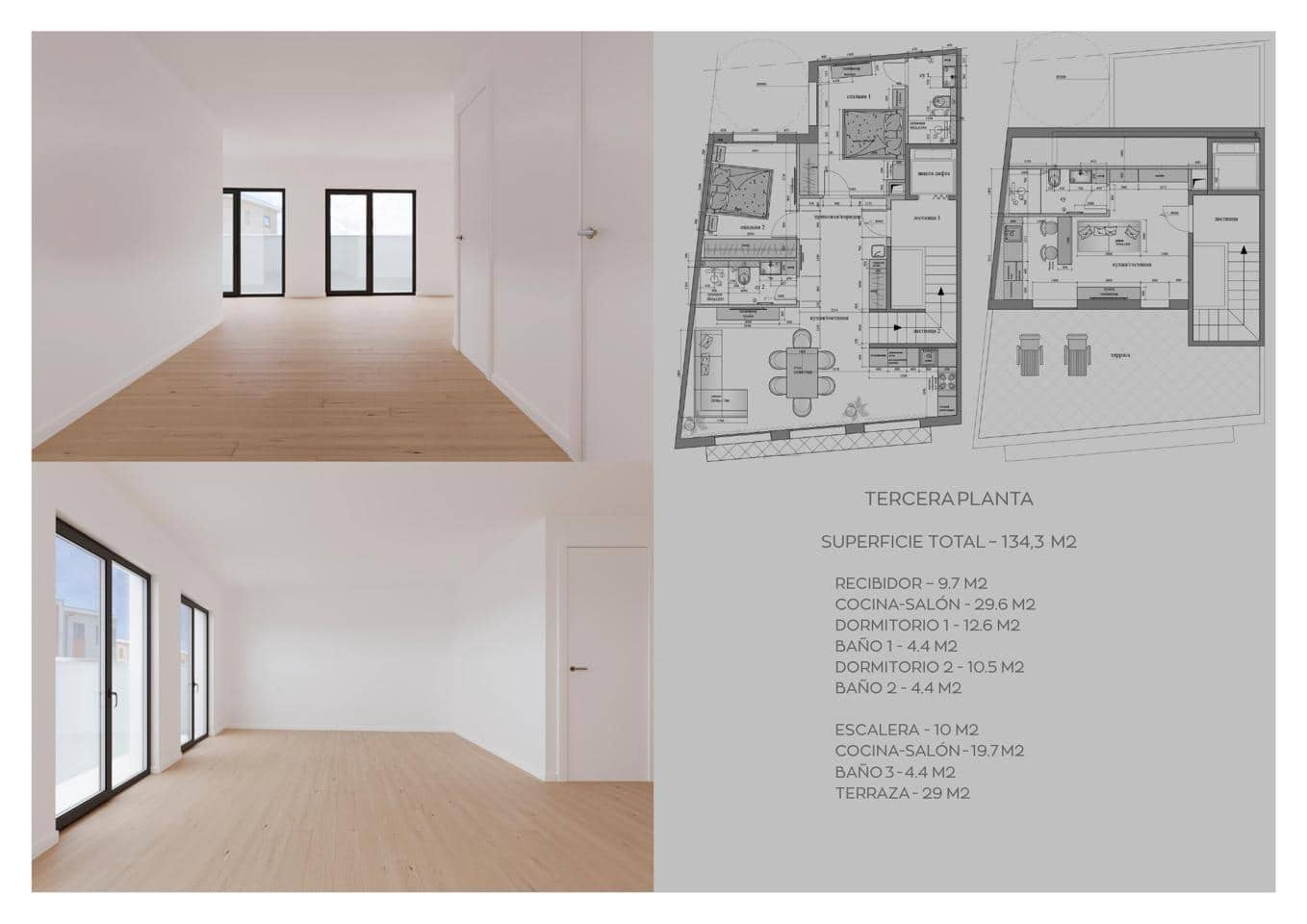 3 bedroom Flat for sale in Roses with garage - € 640,000 (Ref: 9598222)