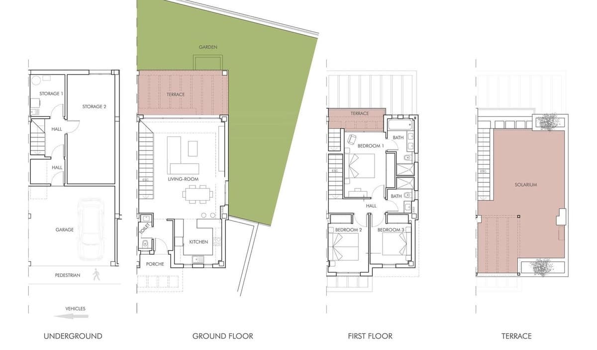 4 soveværelse Semi-Rækkehus til salg i Calahonda med swimmingpool garage - € 775.000 (Ref: 9793389)