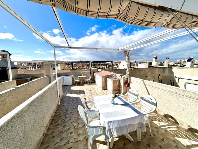 2 quarto Penthouse para venda em Cabo Cervera, Torrevieja com piscina garagem - 195 000 € (Ref: 9581347)