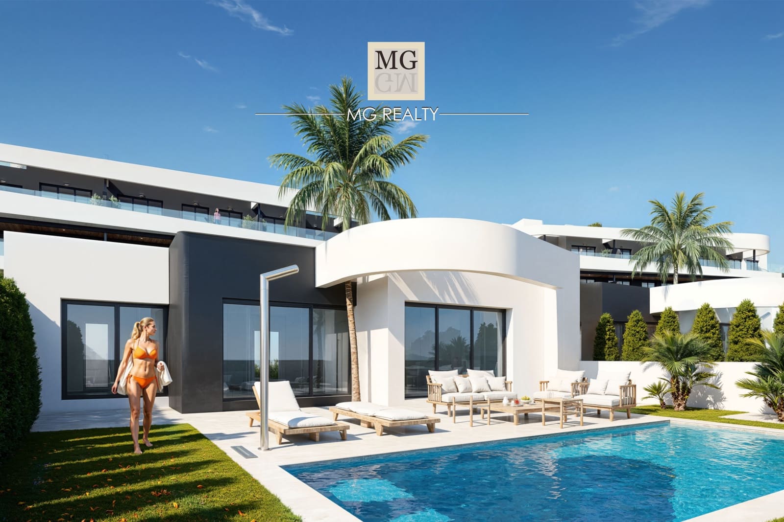 Chalet de 3 habitaciones en Los Alcázares en venta con piscina garaje - 599.000 € (Ref: 9902175)