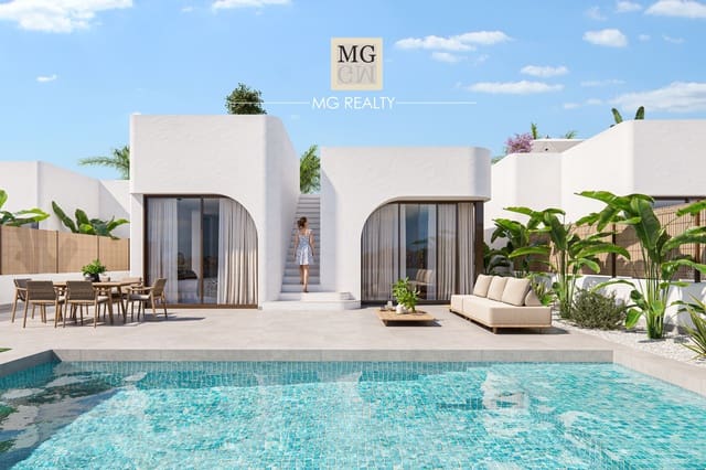 3 slaapkamer Villa te koop in Las Lomas de Rame - Bahía Bella, Los Alcázares met zwembad garage - € 589.900 (Ref: 9918949)