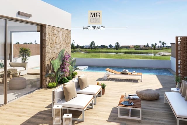 3 chambre Villa/Maison à vendre à Las Lomas de Rame - Bahía Bella, Los Alcázares avec piscine garage - 638 990 € (Ref: 9923167)