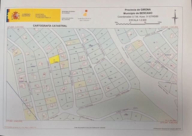Byggetomt til salgs i Bescanó - € 50 000 (Ref: 9850004)