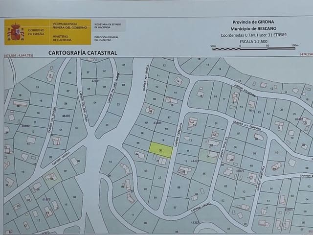 Byggetomt til salgs i Bescanó - € 40 000 (Ref: 9850012)