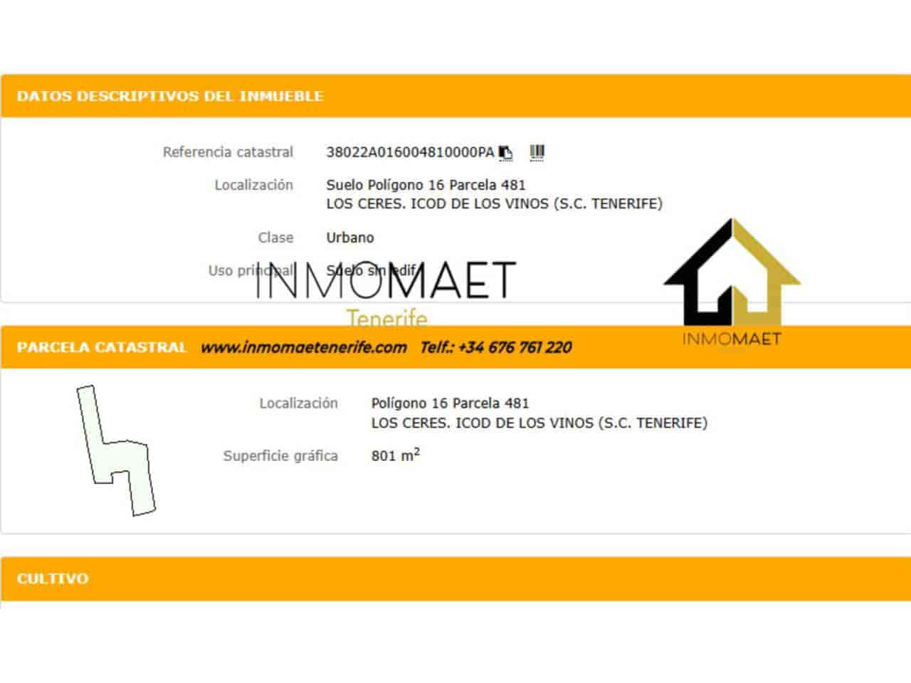 Grond te koop in Icod de los Vinos - € 75.000 (Ref: 9618560)