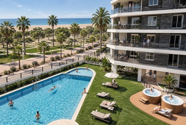 2 quarto Apartamento para venda em Oropesa  com piscina garagem - 259 700 € (Ref: 10121024)