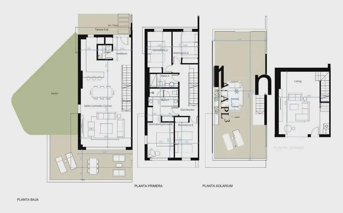 4 soveværelse Rækkehus til salg i Mijas med swimmingpool garage - € 826.000 (Ref: 9843799)