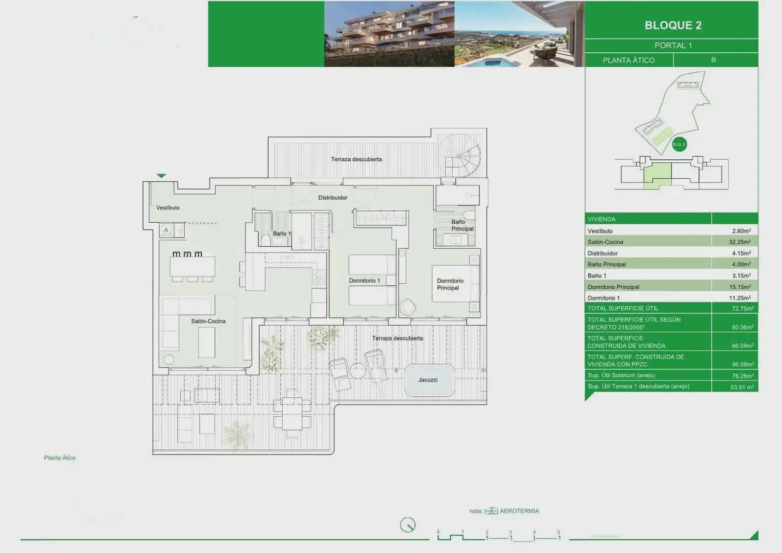 2 slaapkamer Penthouse te koop in Mijas met zwembad garage - € 710.000 (Ref: 9843800)