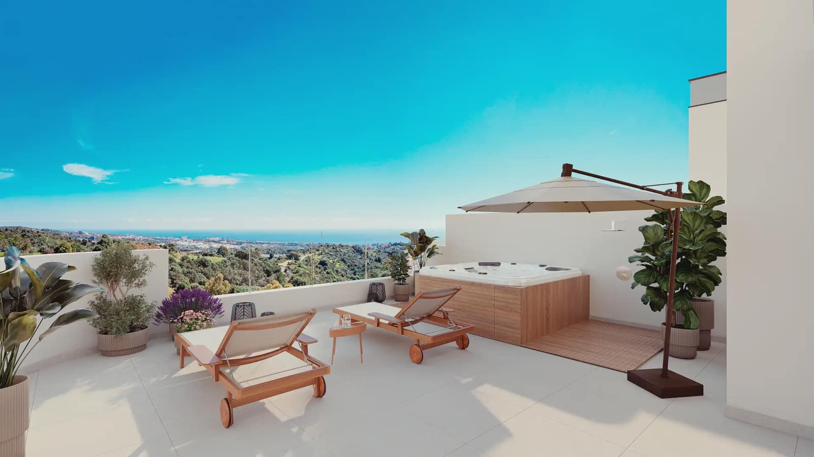 3 chambre Penthouse à vendre à Marbella avec piscine garage - 690 000 € (Ref: 9843809)
