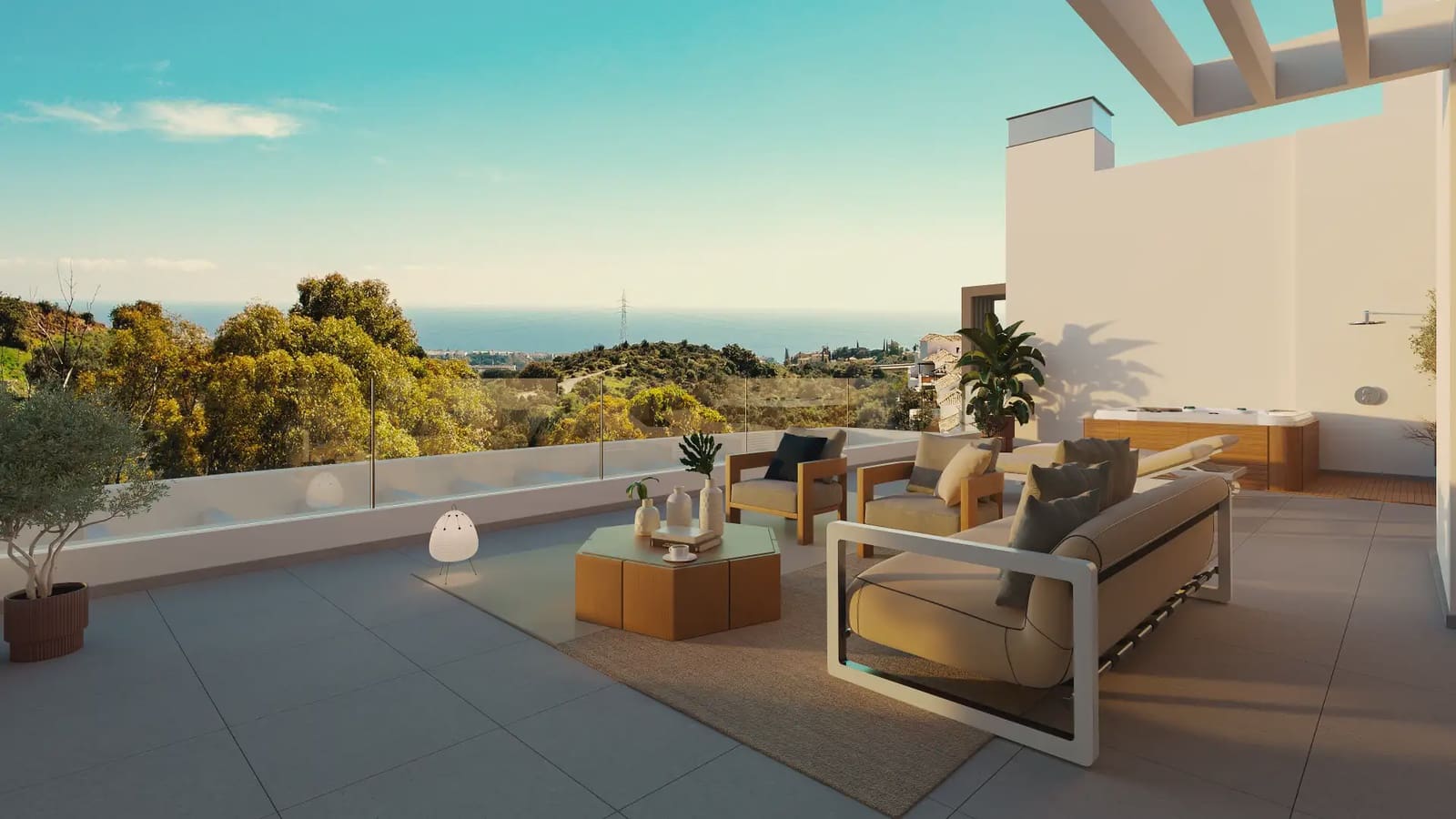 3 chambre Penthouse à vendre à Marbella avec piscine garage - 690 000 € (Ref: 9843809)