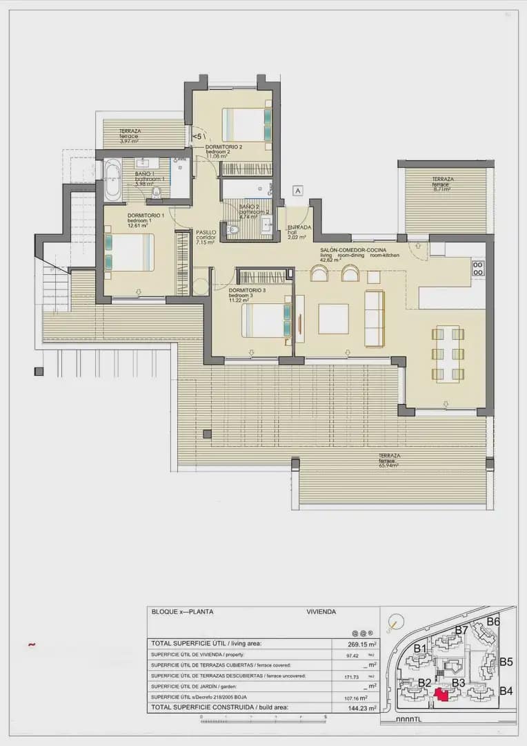 3 soverom Penthouse til salgs i Estepona med svømmebasseng garasje - € 755 000 (Ref: 9843811)