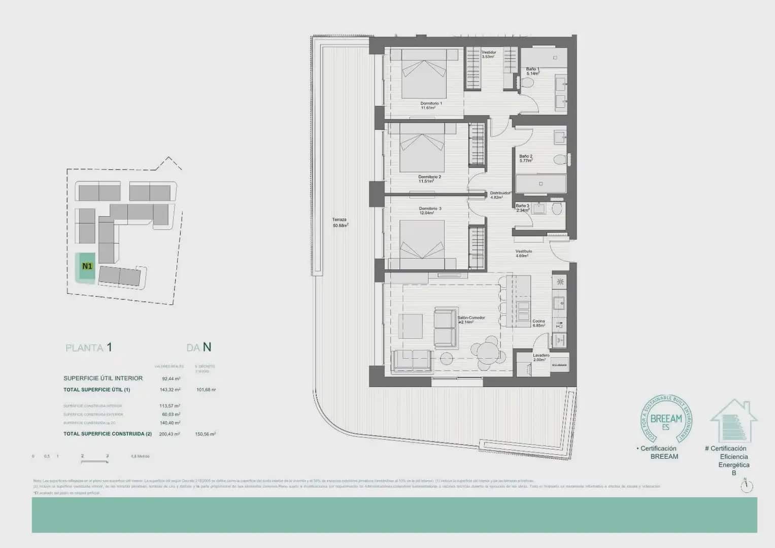 2 slaapkamer Flat te koop in Fuengirola met zwembad - € 659.500 (Ref: 9843818)