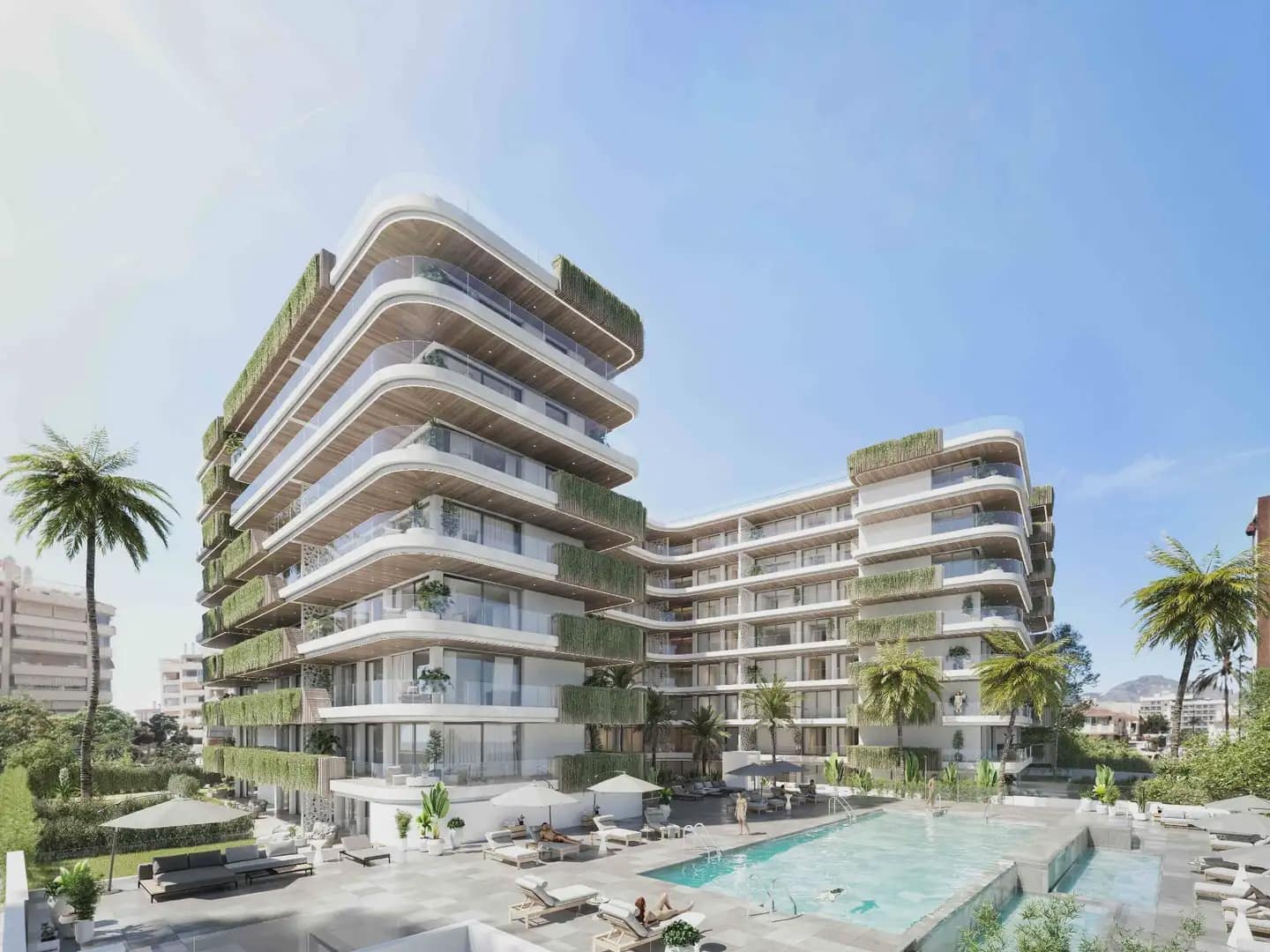 2 slaapkamer Flat te koop in Fuengirola met zwembad - € 659.500 (Ref: 9843818)